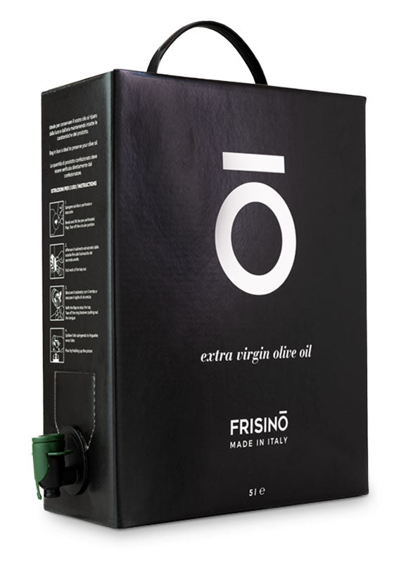 La Bag in Box dell'Olio EVO Coratina è l'ideale per mantenere l’olio in sottovuoto preservandone i profumi e le caratteristiche organolettiche.